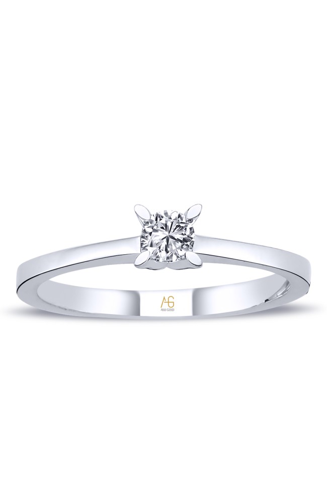 0.17 Ct. H-SI Pırlanta Tektaş Yüzük