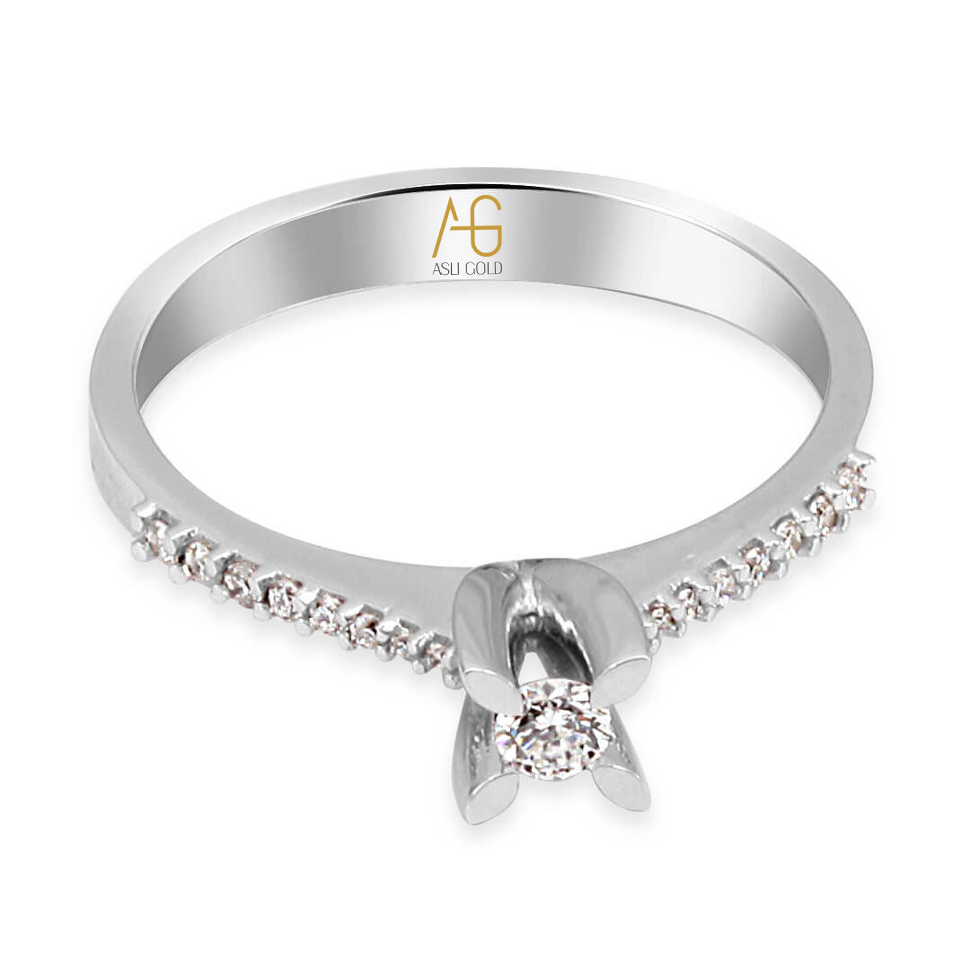 0.19 Ct Pırlanta Tektaş Yüzük (SPR0035295)