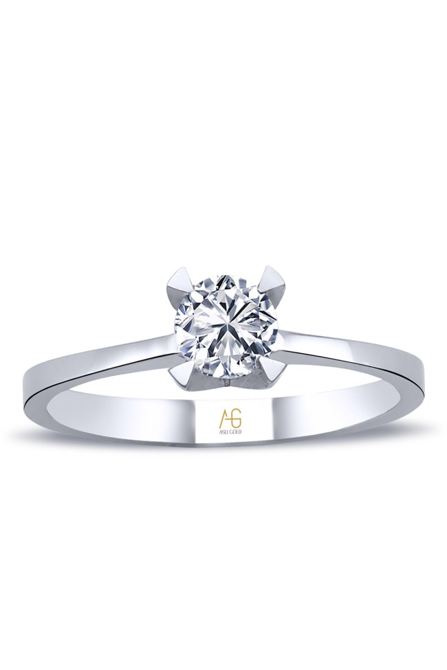 0.50 Ct. G-SI Pırlanta Tektaş Yüzük