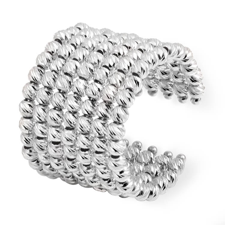 2.5 Mm Toplu Dorika 7 Sıra Yüzük (YZK0093)