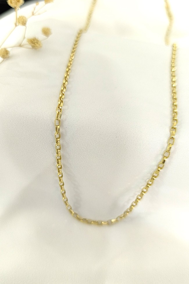 60 Cm Figaro 2 Mm Unisex Altın Zincir