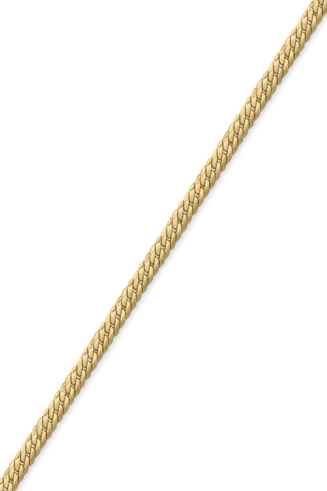 Altın 4.5 Mm Ezme Gurmet Zincir Bileklik
