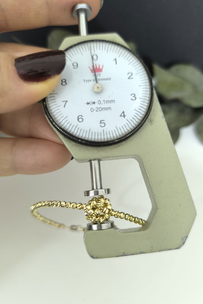 Altın Dorika Top Bilezik (BLZ0004)