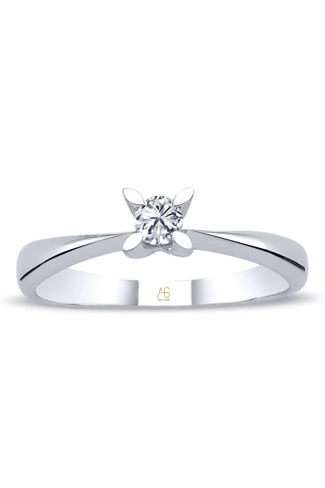 0.15 Ct. Pırlanta Tektaş Evlilik Teklifi Yüzüğü