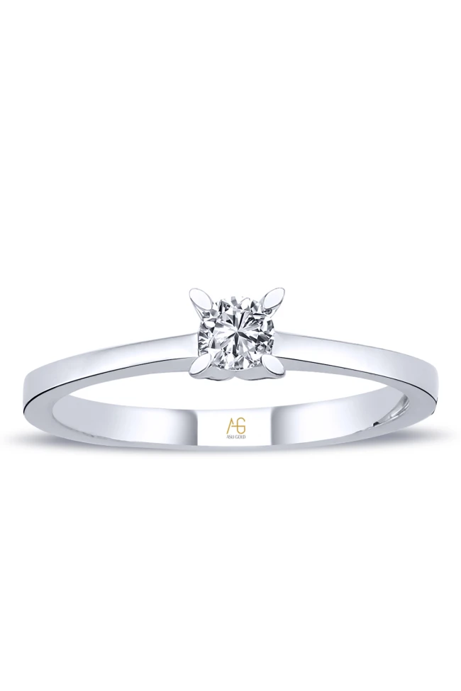 0.17 Ct. H-SI Pırlanta Tektaş Yüzük