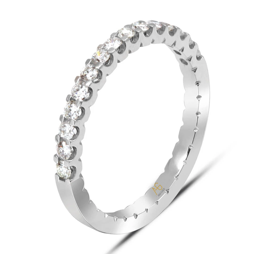0.37 Ct. Pırlanta Yarım Tur Yüzük (LR06784)