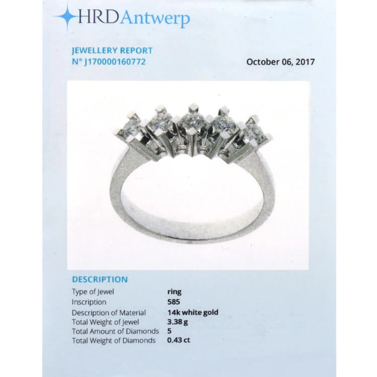 0.43 Ct. Pırlanta Beştaş Yüzük (LR02718)