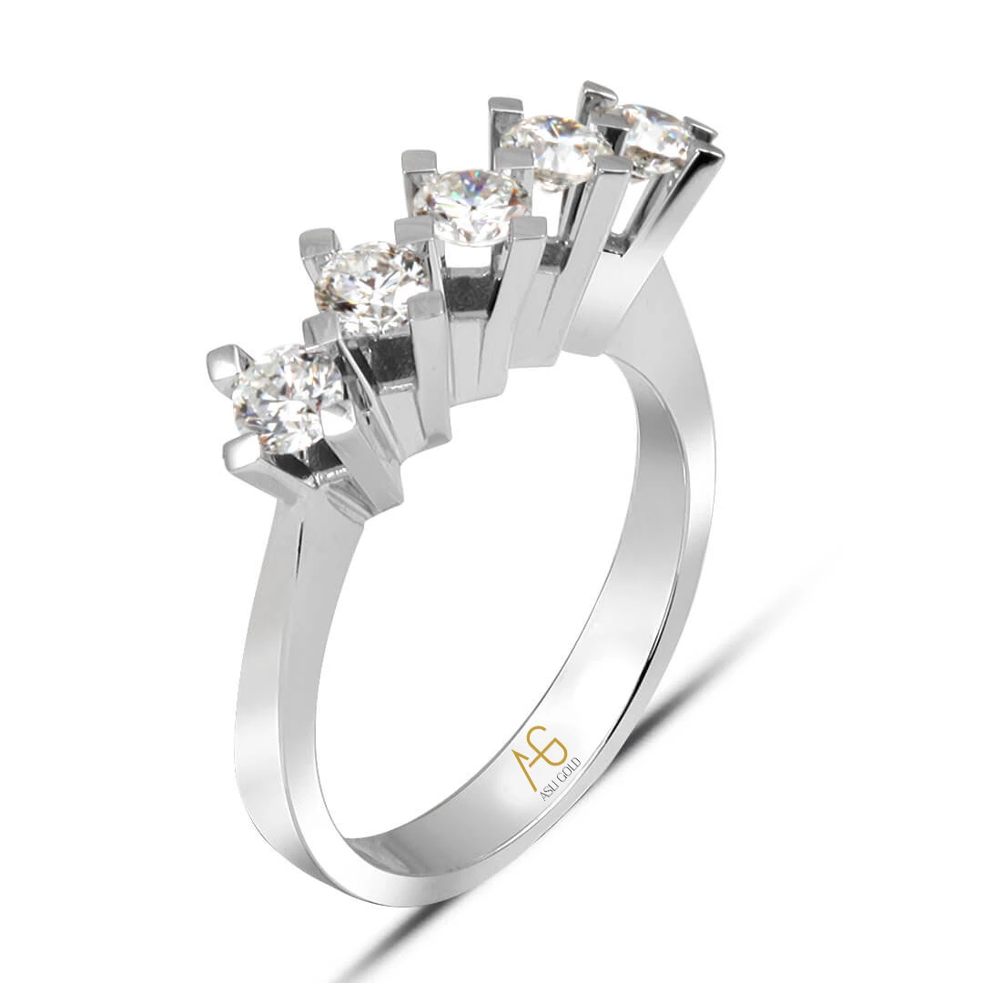 0.93 Karat Pırlanta Beştaş Alyans (LR05289)