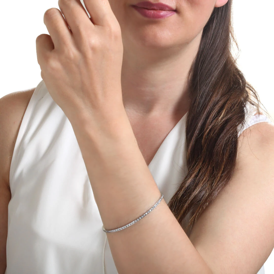 1.76 Ct. Pırlanta Su Yolu Bileklik (TK10797)