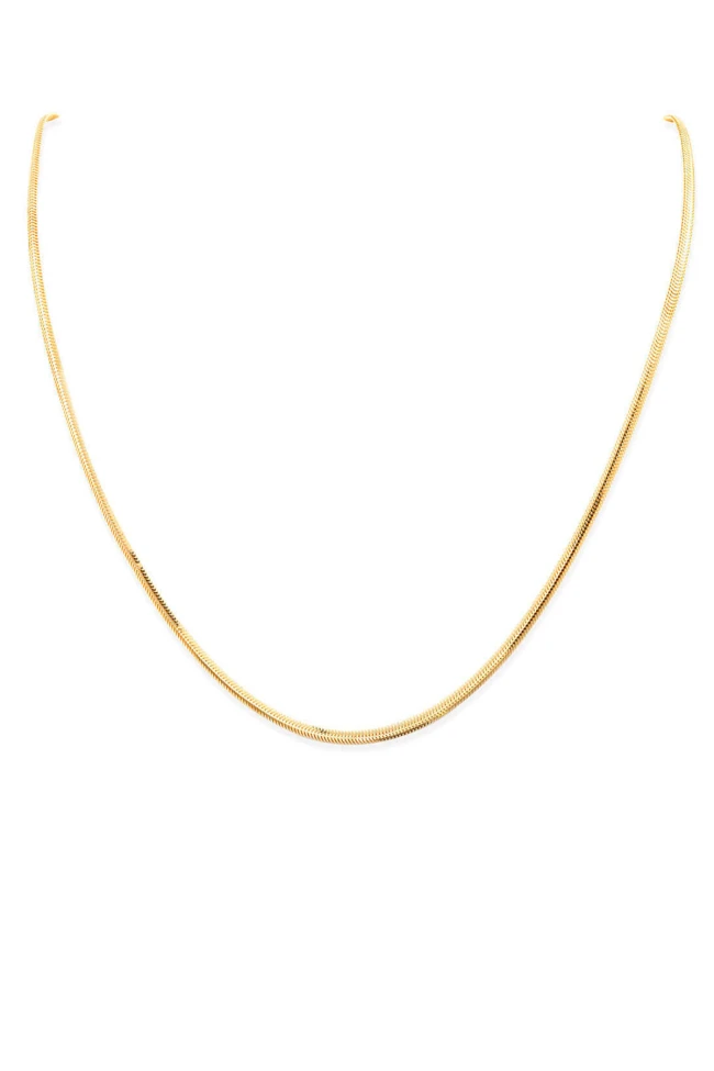 50 Cm 2 Mm Altın Balık Sırtı Zincir Kolye