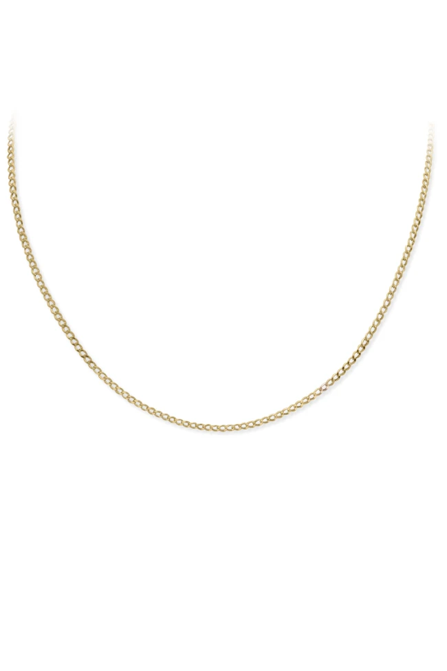 60 Cm Altın 2 Mm Unisex Gurmet Zincir Kolye