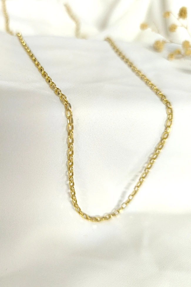60 Cm Figaro 2 Mm Unisex Altın Zincir