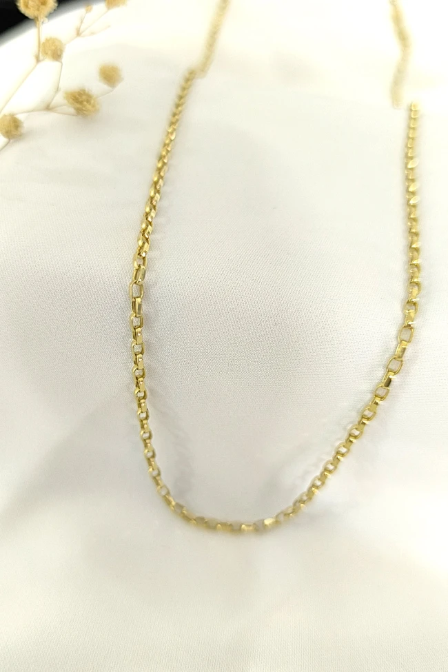 60 Cm Figaro 2 Mm Unisex Altın Zincir