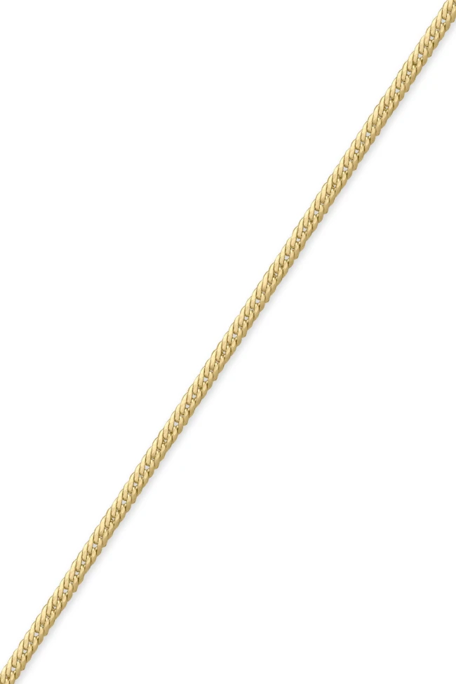 Altın 0.3 Mm Ezme Gurmet Zincir Bileklik
