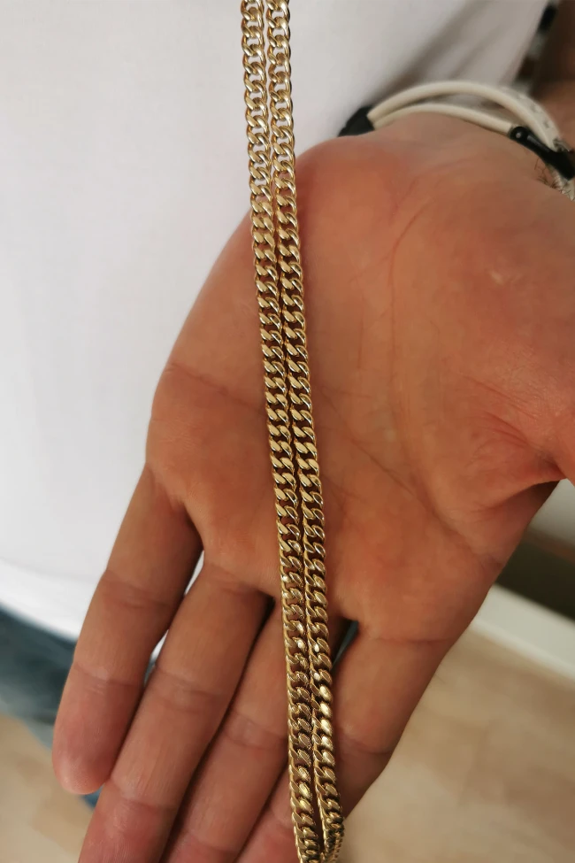 Altın 05 Mm Gurmet 50 Cm Unisex Zincir Kolye