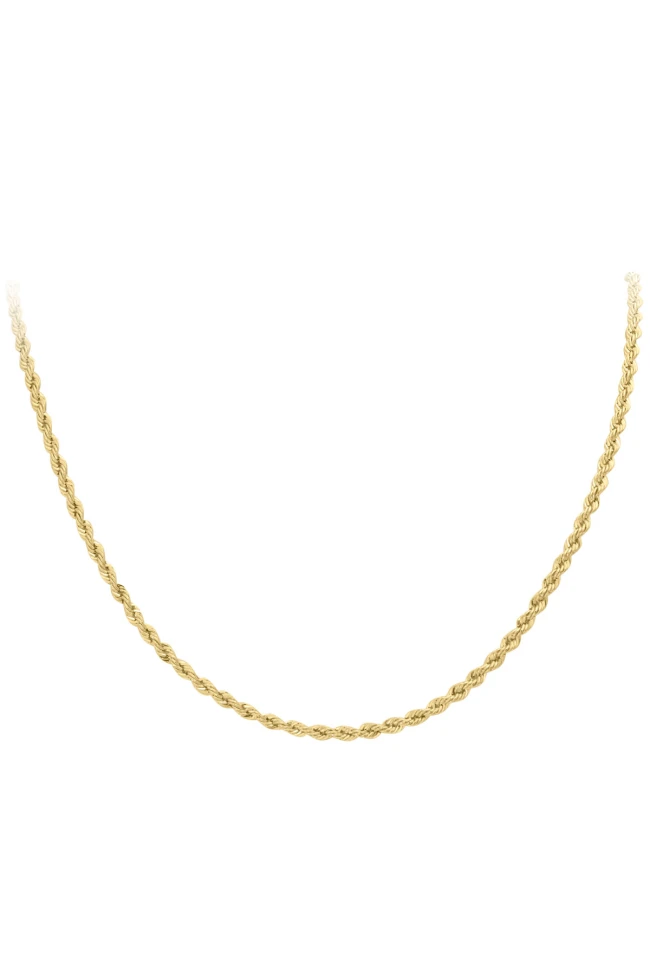 Altın 3.5 Mm 55 Cm Halat Zincir Kolye