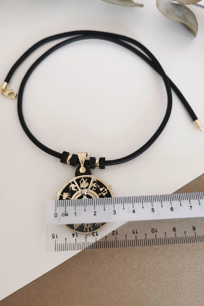 Altın Astro Unisex Kolye