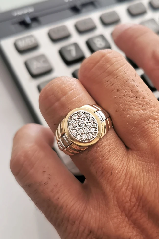 Altın Rolex Kol Erkek Yüzüğü