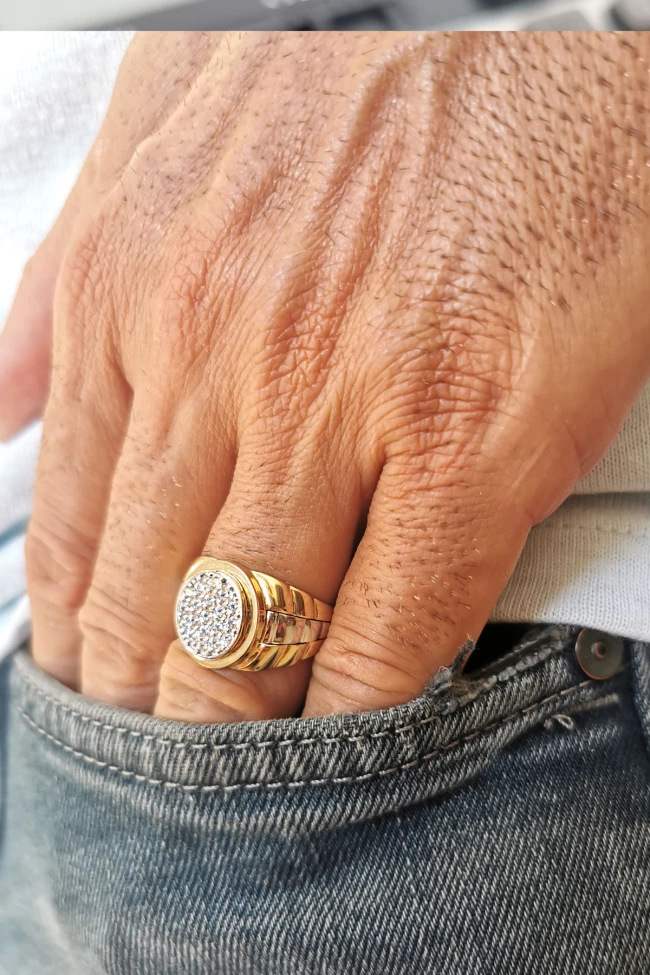 Altın Rolex Kol Erkek Yüzüğü