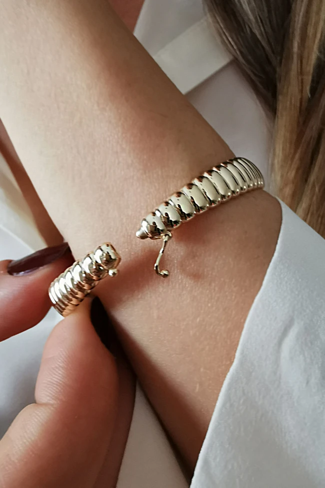 Altın Süzme Model Midye Bilezik