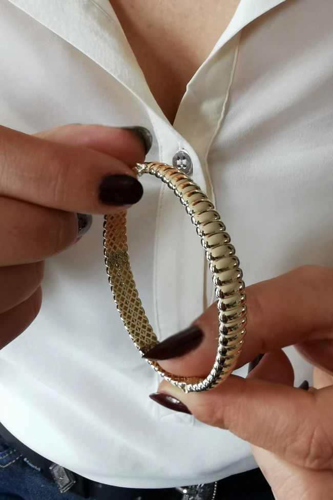 Altın Süzme Model Midye Bilezik