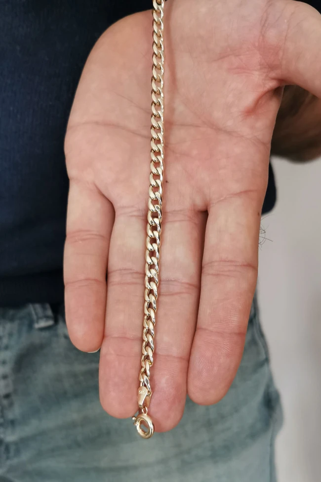 Altın Unisex Gurmet Bileklik