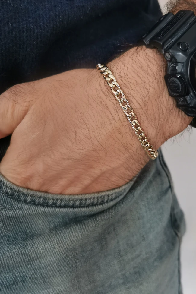 Altın Unisex Gurmet Bileklik