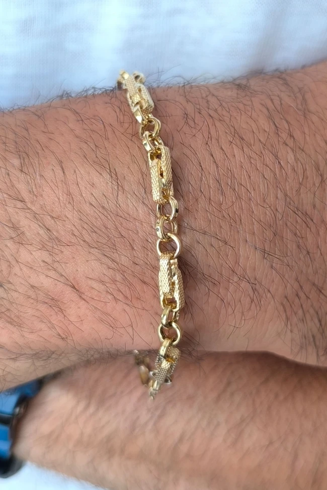 Altın Unisex Halow Bileklik
