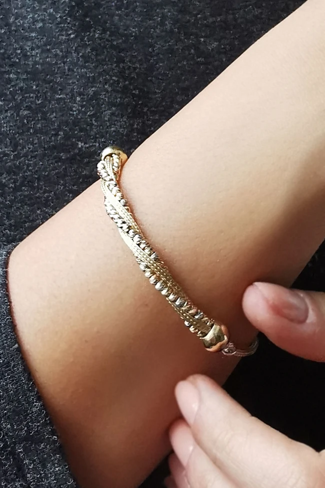 Burgu Model Altın Dorika Bileklik