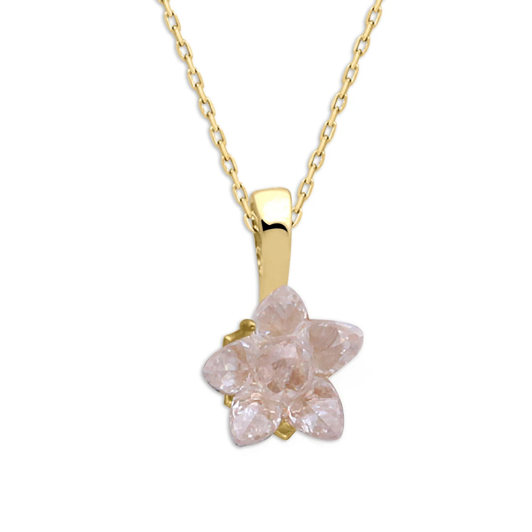 Lotus Çiçeği Altın Kolye (KLY0597)
