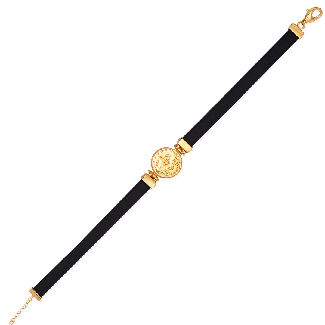 Mini Osmanlı Tuğrası Altın Bileklik (BLK0064)
