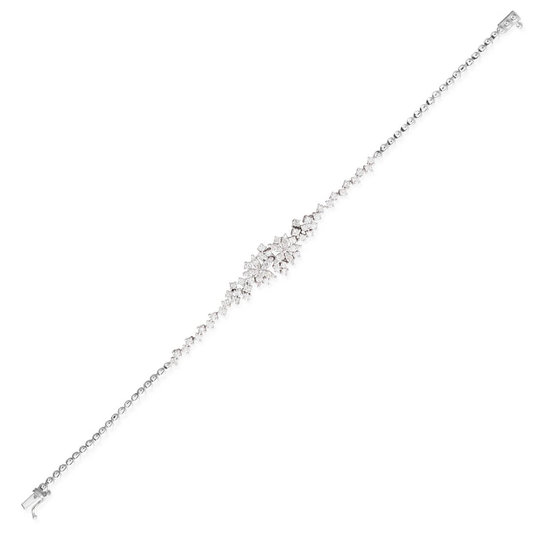 Pırlantalı Çiçek Bileklik (BBR1475)