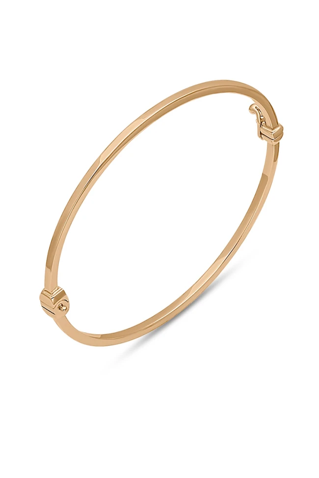 Rose Gold Altın Sade Bilezik