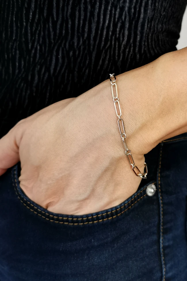 Unisex Altın Ataç Bileklik