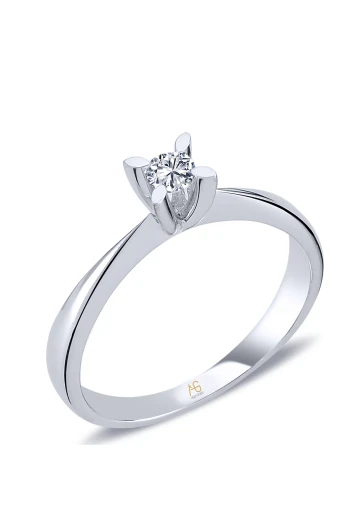 0.15 Ct. Pırlanta Tektaş Evlilik Teklifi Yüzüğü