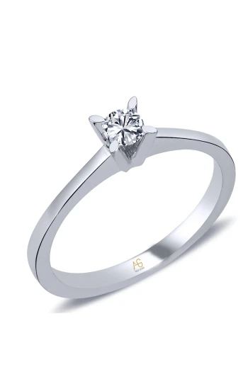 0.17 Ct. H-SI Pırlanta Tektaş Yüzük