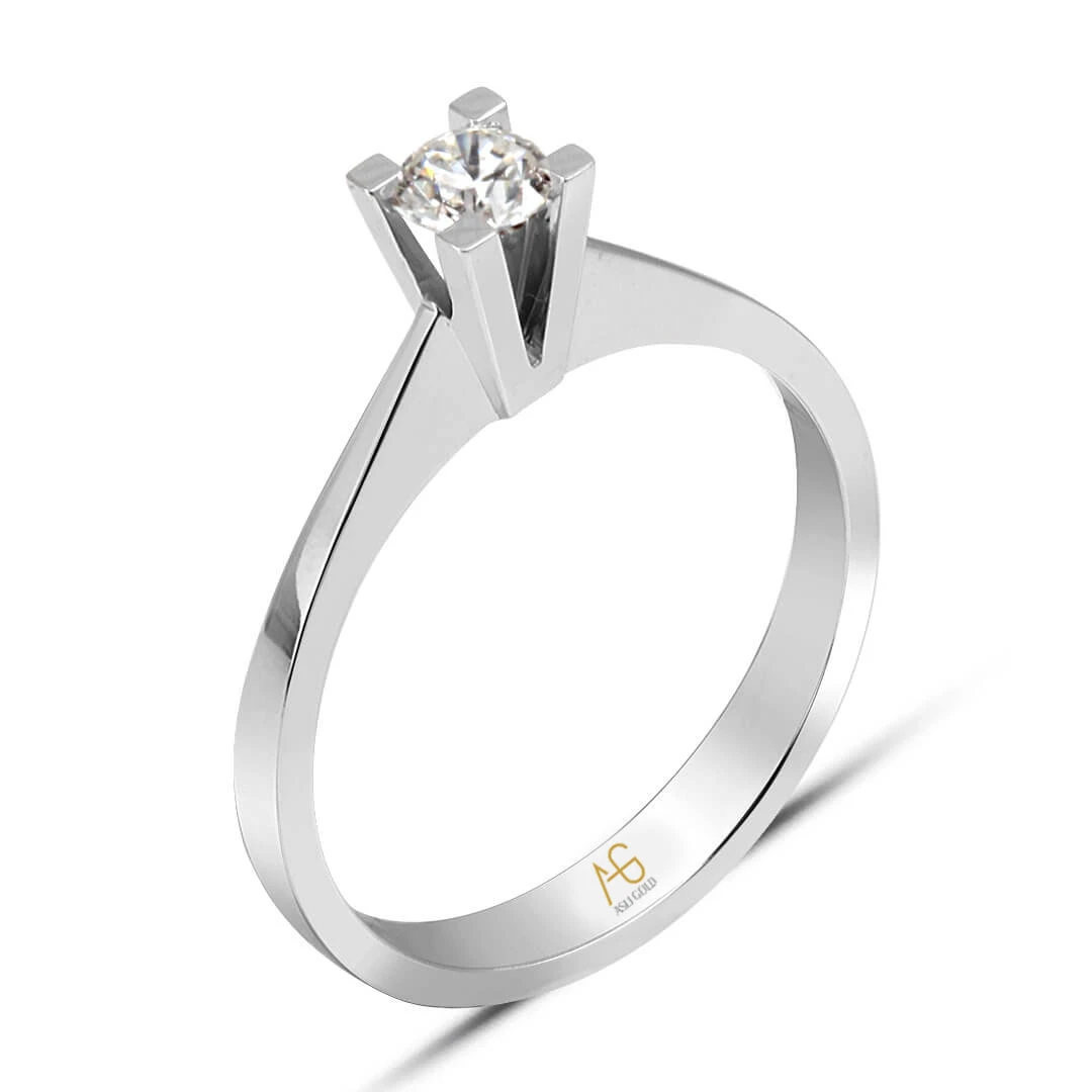 0.23 Ct. Pırlanta Tektaş Altın Yüzük (LR09308)
