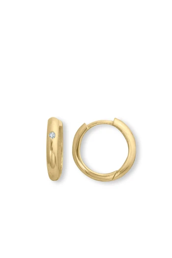 1.5 Cm Mini Altın Unisex Halka Küpe