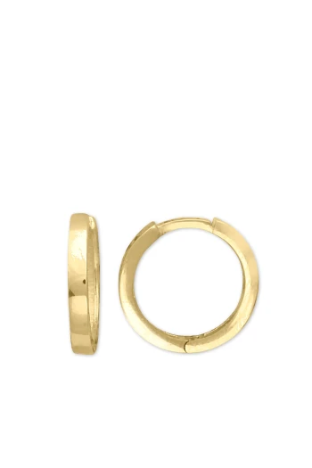 1.5 Cm Mini Halka Unisex Altın Küpe