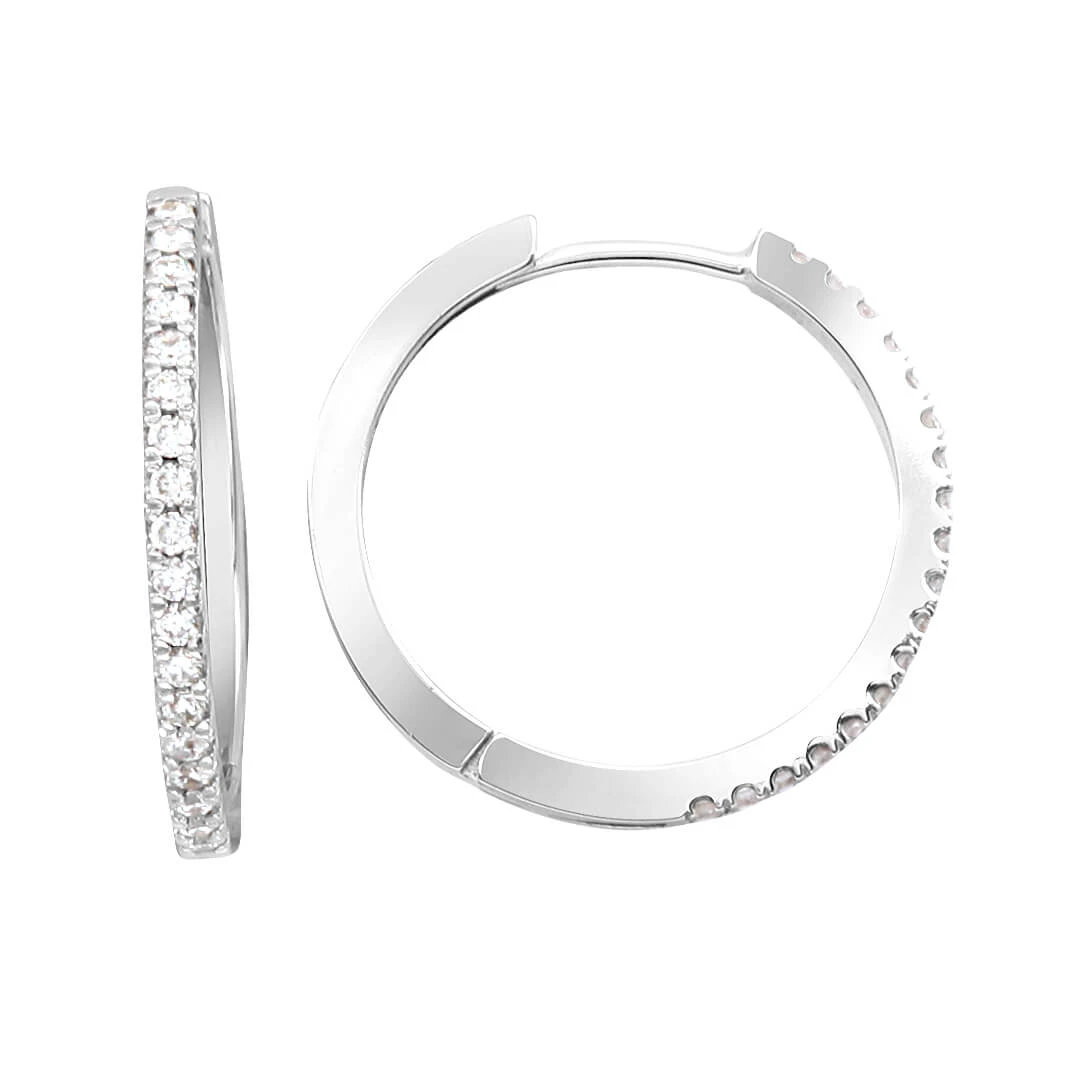 1.9 Cm Pırlanta Halka Küpe (BKP2281)