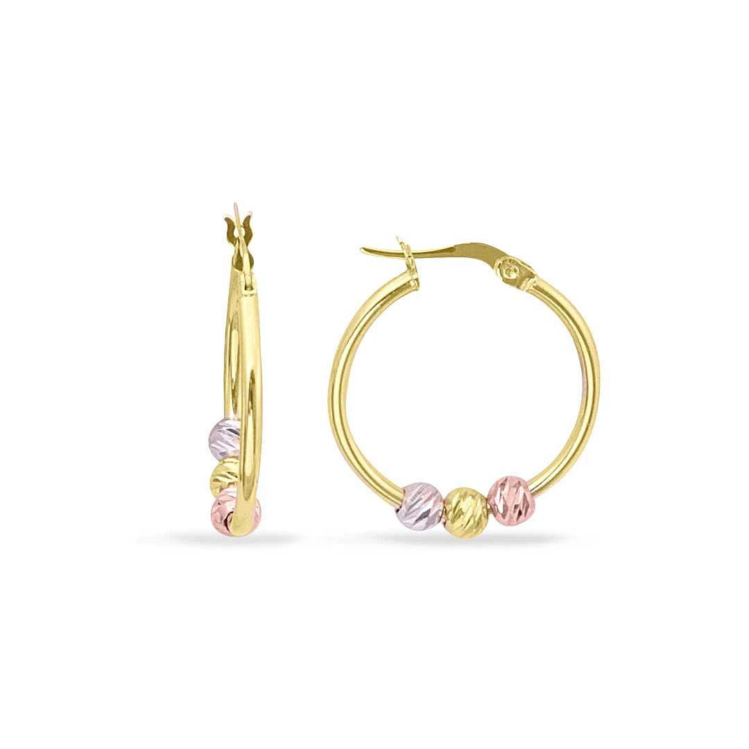 2.2 Cm Altın Günlük Halka Küpe (KP0083)