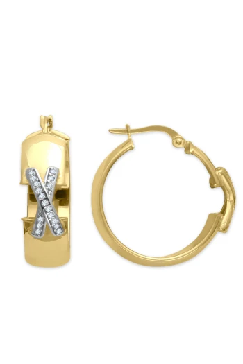 2.5 Cm Halka Altın Küpe