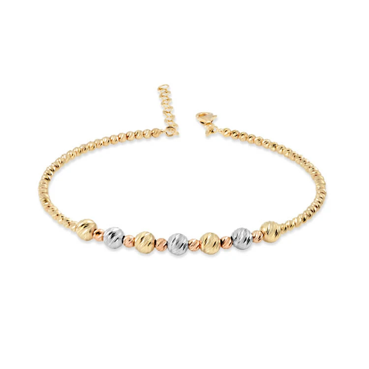 3 Renk Toplu Altın Dorika Bilezik (BLZ0008)