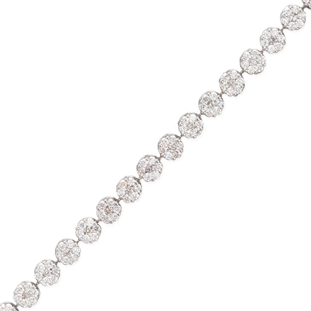 3.30 Ct. Su Yolu Effect Pırlanta Bileklik (TK10328)