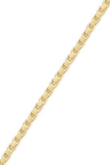 3.5 Mm Altın Yuvarlak Küp Erkek Bileklik