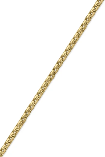 4 Mm Altın Traşlı Küp Erkek Bileklik