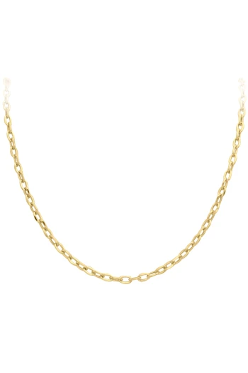 4.5 Mm 60 Cm Unisex Altın Forse Zincir