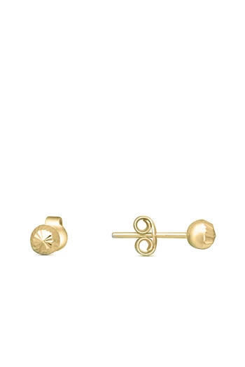 4.5 Mm Altın Vidalı Top Küpe