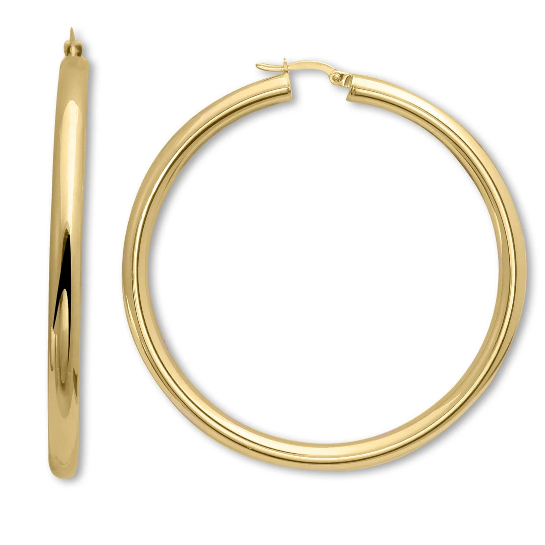 5.5 Cm Altın Halka Küpe (KP0262)