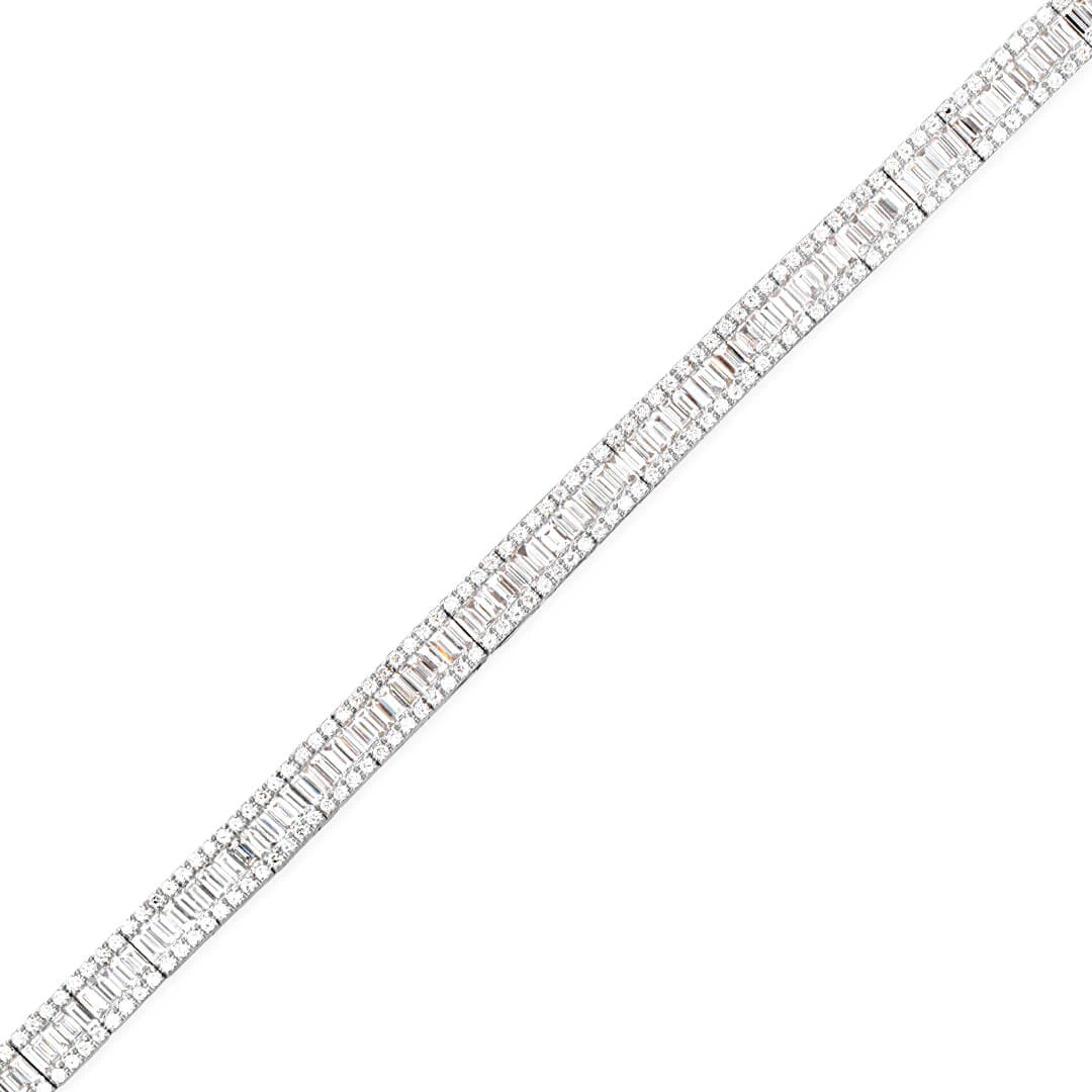 5.7 Ct. Bagetli Pırlanta Bileklik (JC094441)
